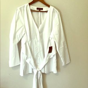 Gorgeous NWT White ELOQUII top